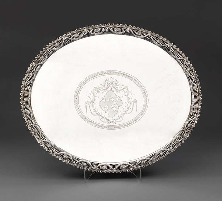 A Large George III Silver Salver